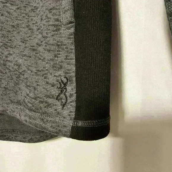 Browning Womens Gray & Black 100% Polyester Jacket Large - Picture 7 of 11